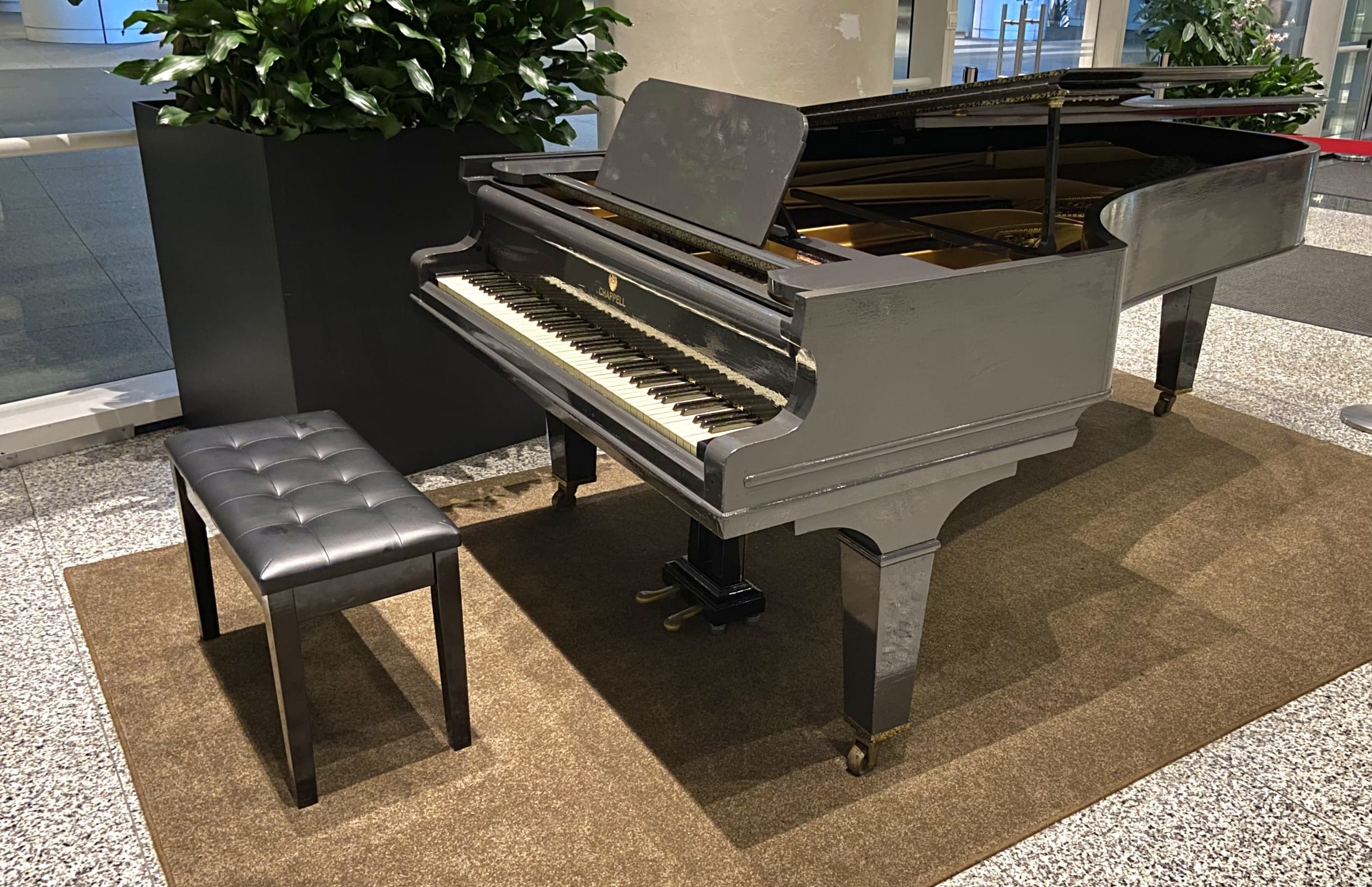 The restored Chappell grand in all its glory.